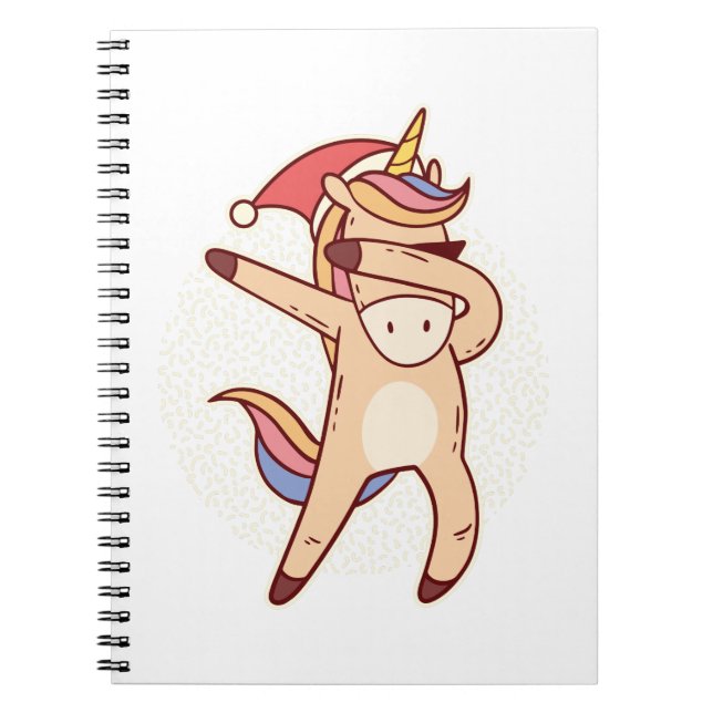 Carnet noël de la licorne (Devant)