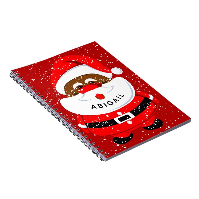 Carnet Noël du Père Noël afro-américain (Côté Droit)