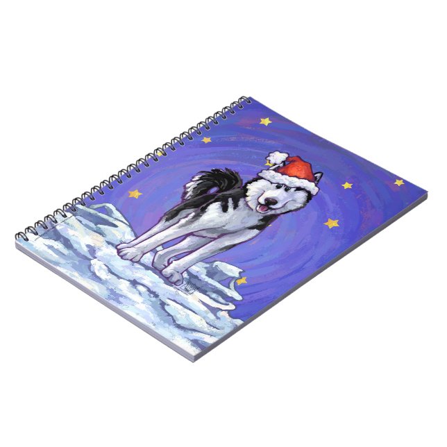 Carnet Noël Husky (Côté gauche)