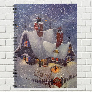 Carnet Noël vintage, Atelier du Père Noël Pôle Nord