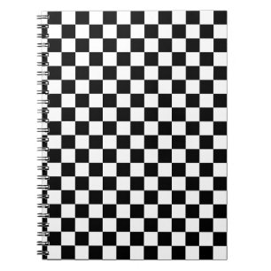 Carnet Noir et Blanc à Damier