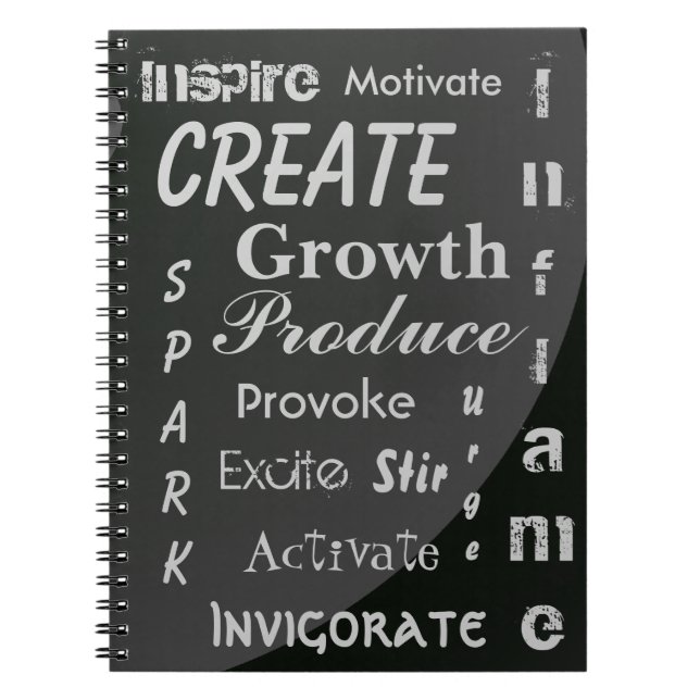 Carnet Noir et gris (Devant)