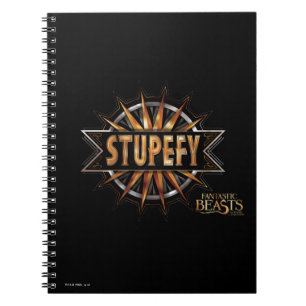 Carnet Noir & Or Stupefy Spell Graphisme