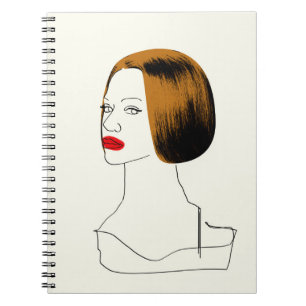 Carnet Noir orphelin Rachel - croquis chic de clone