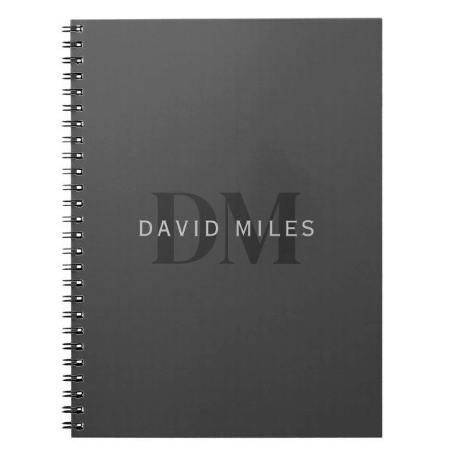 Carnet Nom commercial modifiable (ou tout autre texte) Gr (Devant)