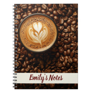 Carnet Nom de l'auteur du café
