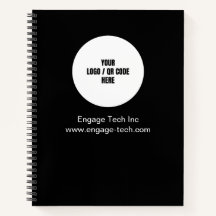 Nom de l'entreprise personnalisé Logo Noir Minimal