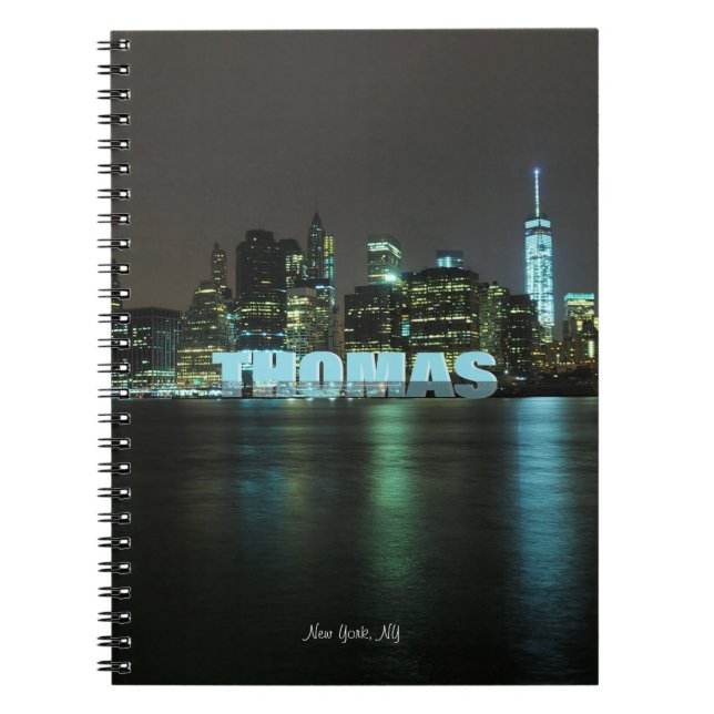 Carnet Nom de l'horizon | de New York City (Devant)