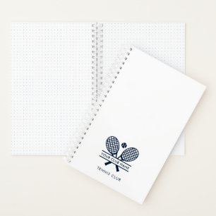 Carnet Nom du club de tennis Équipe Entraîneur Toute coul