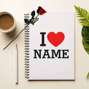 Carnet Nom du coeur