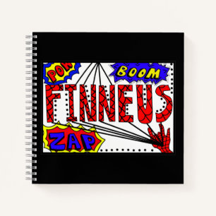 Carnet Nom du garçon Finneus Spider Super Powers