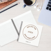 Nom du logo de l'entreprise Blanc