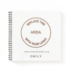 Nom du site Web du logo de l'entreprise Blanc