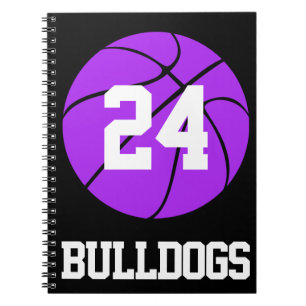 Carnet Nom et numéro de l'élève-athlète de basket-ball vi