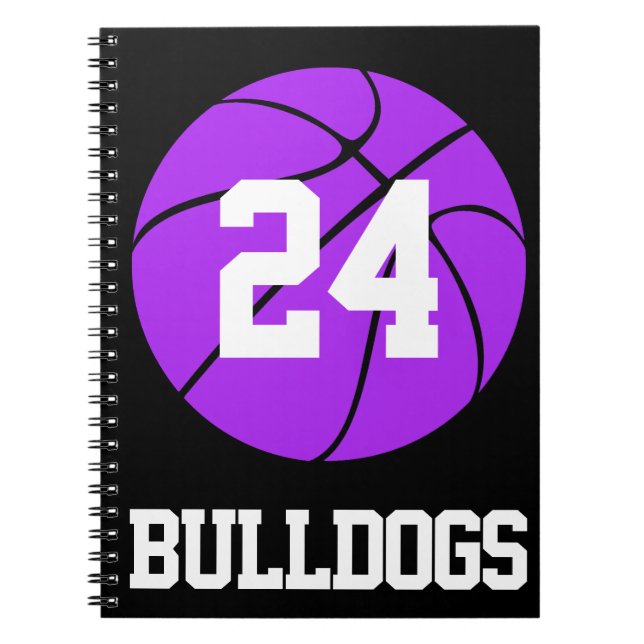 Carnet Nom et numéro de l'élève-athlète de basket-ball vi (Devant)