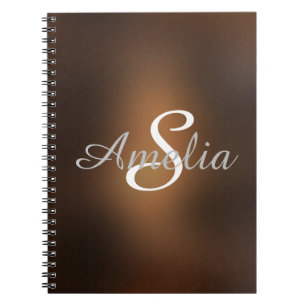 Carnet Nom flou personnalisé de fille