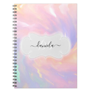 Carnet Nom Monogram Princess Unicorn Monogram Cadre