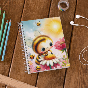 Carnet Nom personnalisable - Sourires ensoleillés et fleu