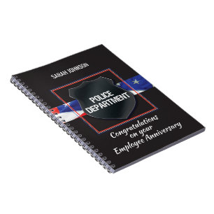 Carnet Nom personnalisé, Anniversaire de l'employé de la 