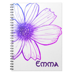 Carnet Nom personnalisé Magnifique Bloc-notes de concept