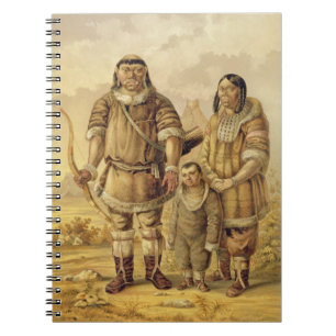 Carnet Nomades de Chukchi, gravés par Winckelmann et fil