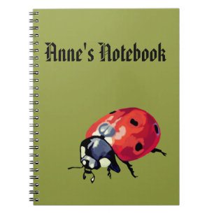 Carnet nommé de coccinelle