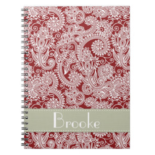 Carnet nommé fait sur commande de Paisley de