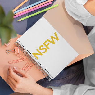 Carnet Non sécuritaire pour le travail (NSFW)