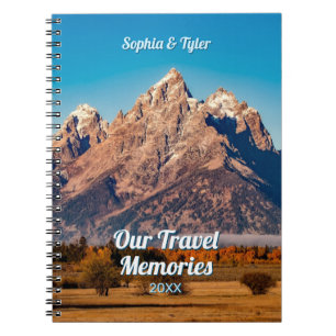 Carnet Nos souvenirs de voyage, do-it-yourself Noms et An