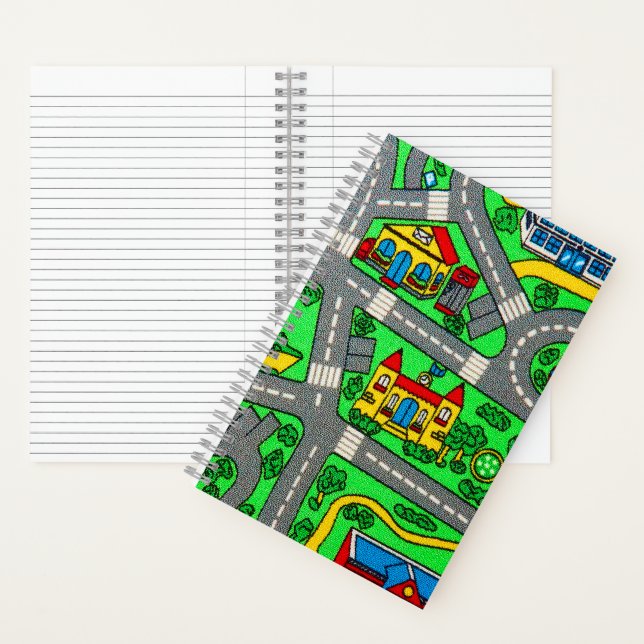Carnet nostalgie des années 90, Moquette de piste Voiture (À l'intérieur)