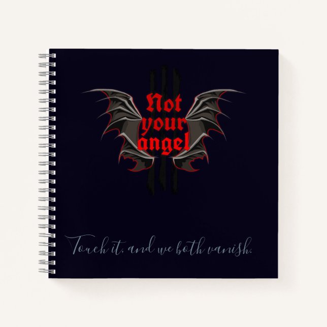 Carnet Not Your Angel Notebook – Touch It and Vanish Art (Devant)