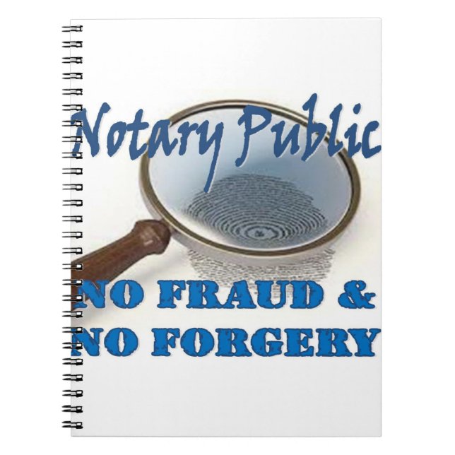 Carnet Nota Public Non Fraude Non Fraude (Devant)