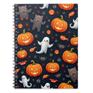 Carnet Note de printemps Halloween / citrouille