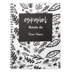 Carnet Notebook espagnol personnalisé pour les classes