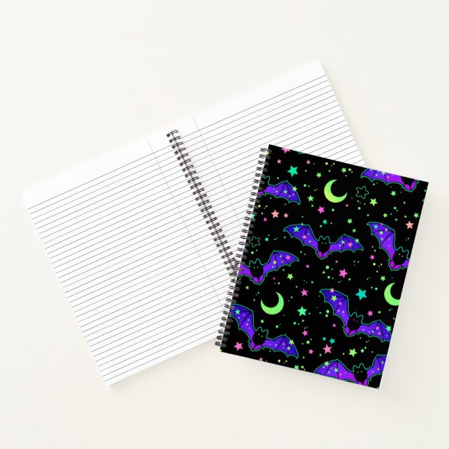 Carnet Notebook - "Purple Bats" (Intérieur)