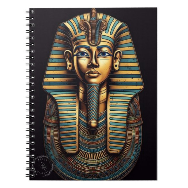 Carnet Notebook with a pharaonic cover (Devant)