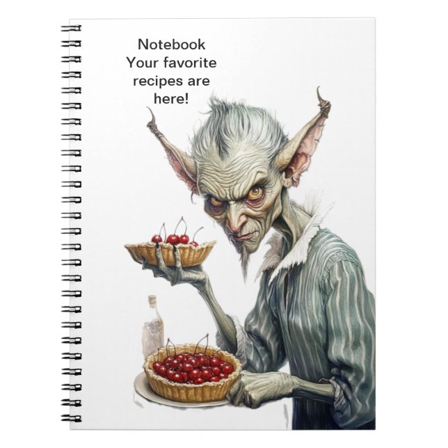 Carnet Notebook. Your favorite recipes are here! (Devant)