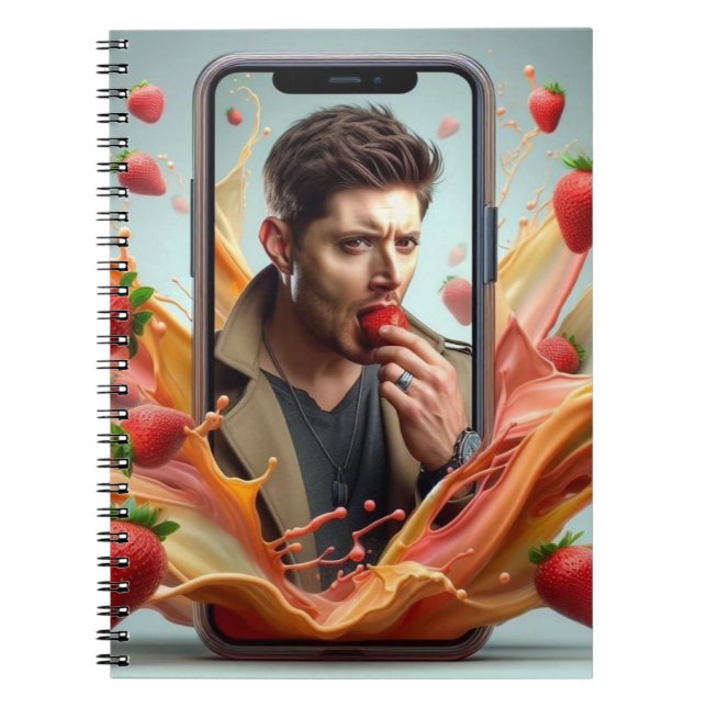 Carnet Notebooks Dean con fragole (Devant)