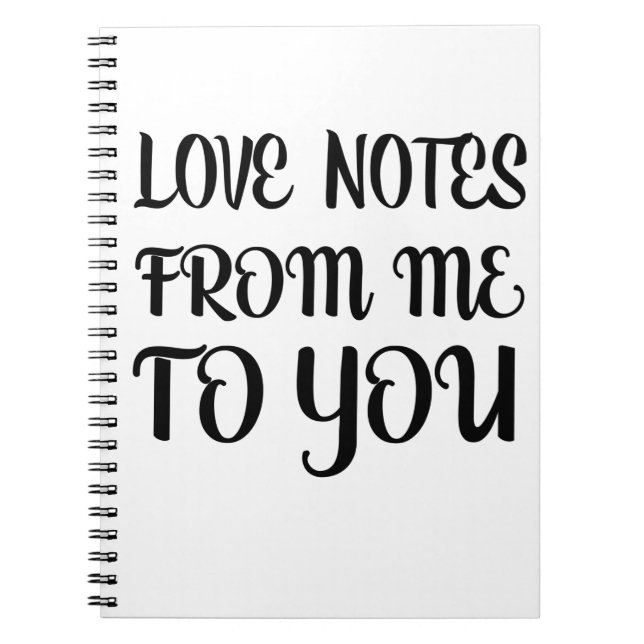 Carnet Notes d'amour de moi pour vous (Devant)