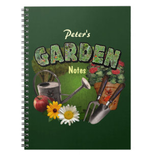 Carnet Notes de jardin (personnalisables)