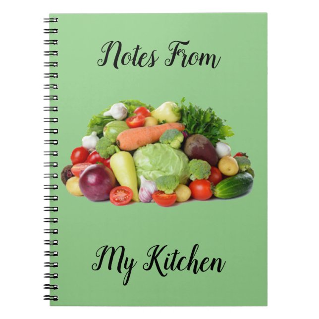 Carnet Notes de ma cuisine (Devant)