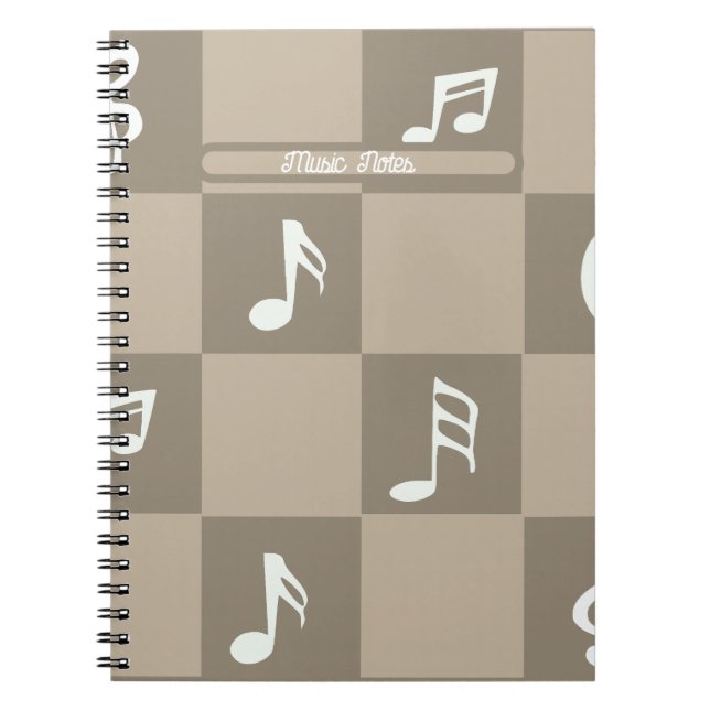 Carnet Notes de musique: (Devant)