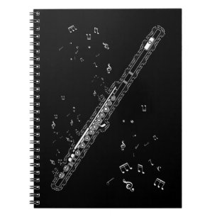 Carnet Notes de musique de fluide Instrument Musicien Flu