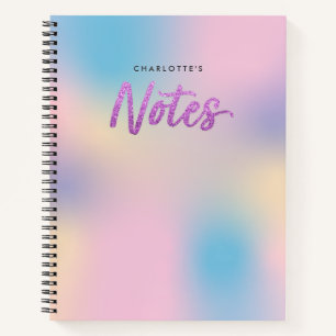 Carnet Notes de Parties scintillant de Motif de mélange U