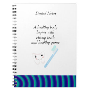 Carnet Notes dentaires Teintures propres