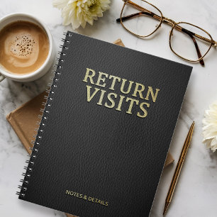Carnet Notes et détails des visites de retour JW en spira