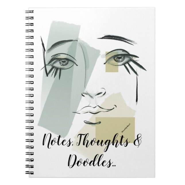Carnet Notes, Pensées et Doodles... (Devant)