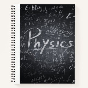 CARNET NOTES PHYSIQUES (OMBRE NOIR)