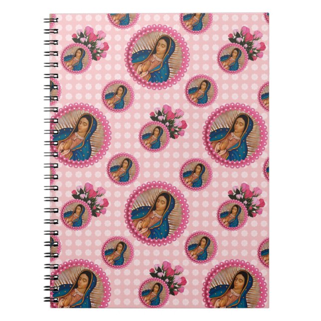 Carnet Notre-Dame de Guadalupe Roses roses roses (Devant)