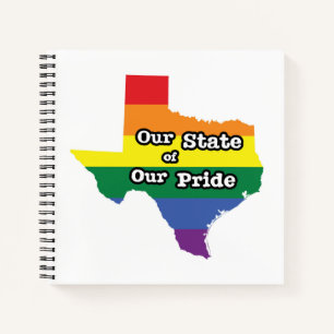Carnet Notre état de notre fierté   Texas